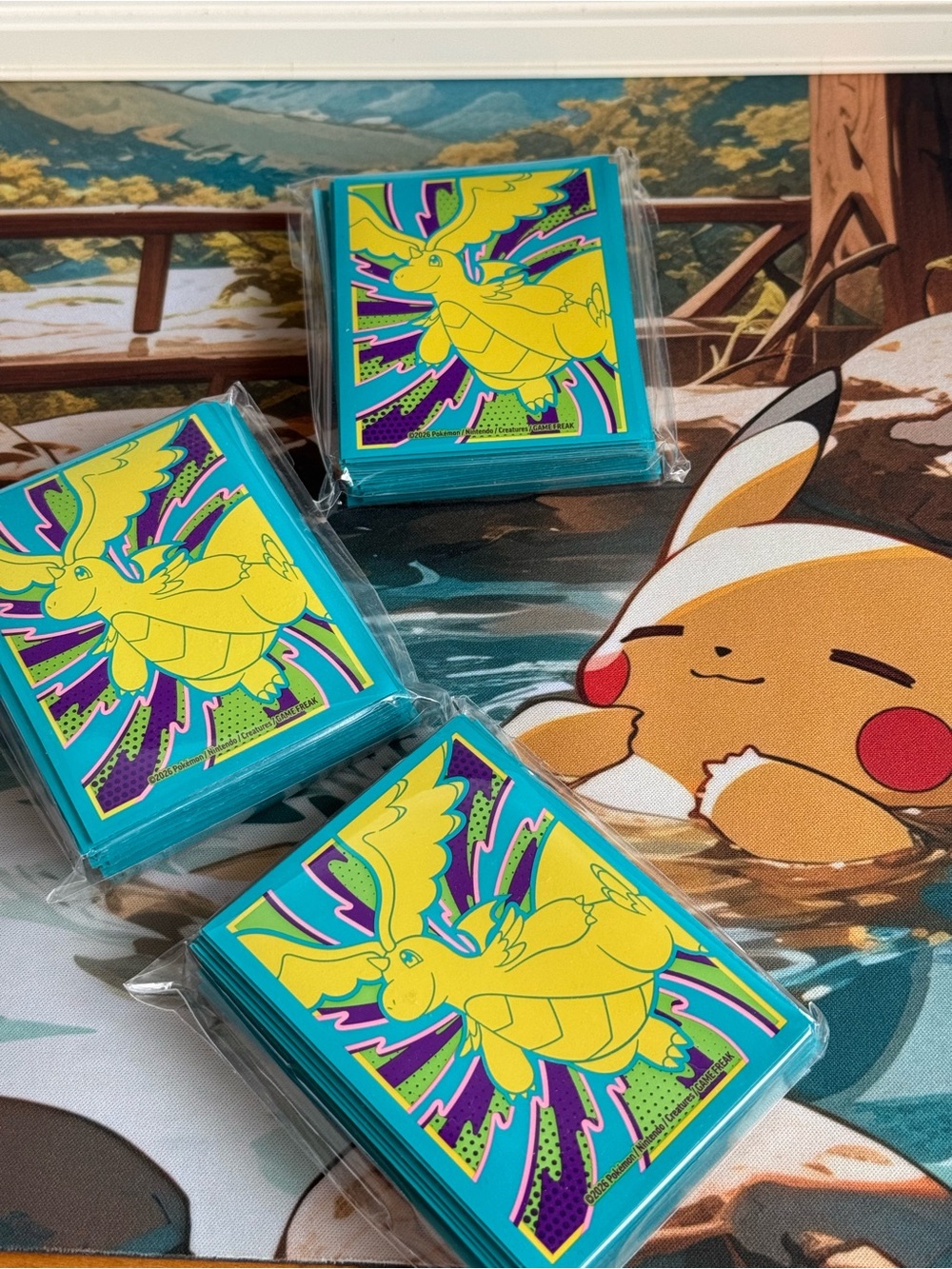Pokemon Ascended Heroes Trading Card Sleeves Penny sleeve Dragonair-Set of 3,NWT